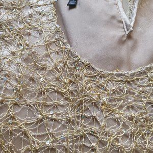 Jones New York Metallic Gold Camisole